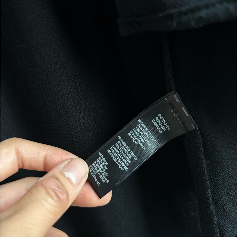 Forever 21 black lightweight asymmetric cardigan (size S) - Picture 5 of 7